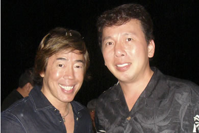 Russell Tanoue with chef Chai Chaowasaree