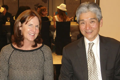 Heidi Snow and Neiman Marcus general manager Alan Tomonari