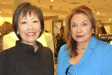 Joyce Tomonari with Gladys Vernoy