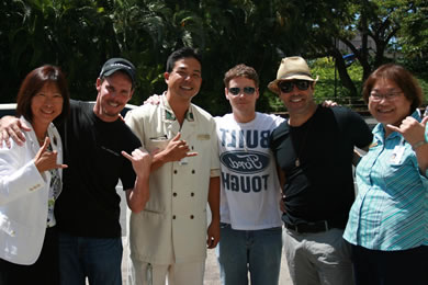 Members of the HBO hit show <I>Entourage </I>chat with Hilton Hawaiian Village