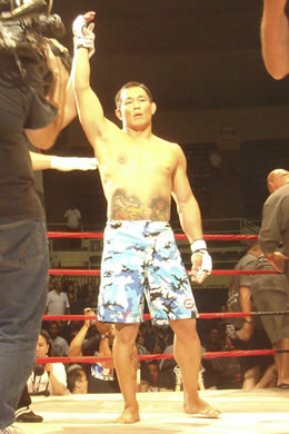 Egan Inoue, who stepped away from MMA