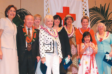 The founding members of the Hawaii Tiffany Circle were honored at the Tiffany Circle Society of Wome