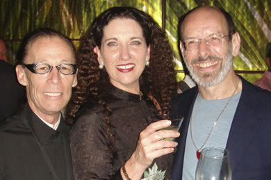 Mountain Apple Company owner/CEO Jon de Mello with Leah Bernstein and Mark Bernstein
