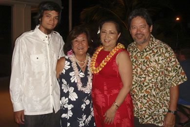 Kuhao Zane, Mary Lou Foley, Margaret Stanley and Umi Kai.