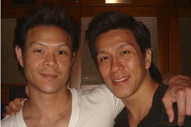 They may look like brothers, but Don Lee and Alvin Yeh are not related.