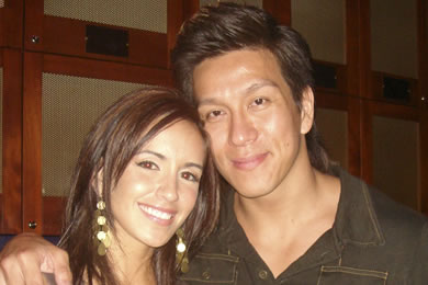 The King and Queen of Hawaii nightlife: Michelle Kennedy and Alvin Yeh.