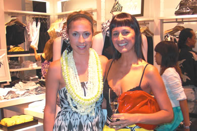Club Monaco celebrated the opening of its new store at Ala Moana Center