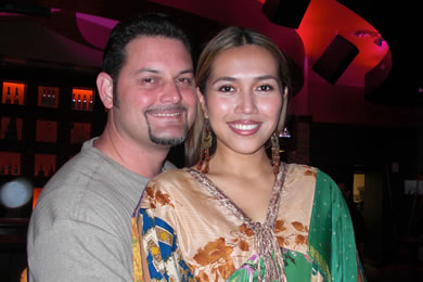 Kristian Lei with husband Gavin Vinta
