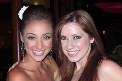 Aureana Tseu with Miss Hawaii 2007 Ashley Layfield.