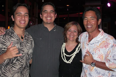 Alex, Nick, Carla and Lloyd Kawakami of Manoa DNA. The band will be touring in Japan this month