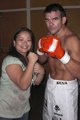 Former welter-weight champion Sidney Silva won his fight against Hideto Kondo