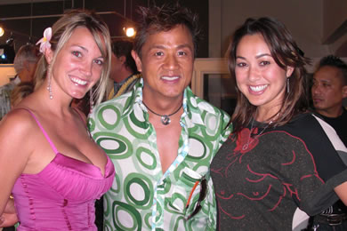 Former Miss Hawaii USA Jennifer Fairbank, Dr. Alvin Chung and Kim Ogden