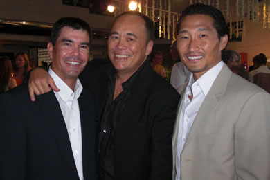 Rusty Komori, Chris Lee and Daniel Dae Kim. Chris
