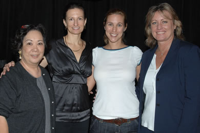 Carolyn Kishi, Aubrey Hawk, Melissa Bruhl and Jeri Steiner.