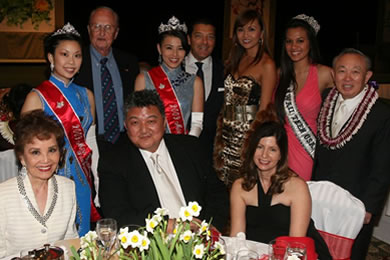 2009 Narcissus Queen Lisa Wong was officially crowned by Lt. Gov. Duke Aiona at a Coronation Ball 