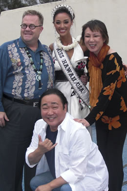 Aureana with Takeo and Eric Chandler, Pamela Young