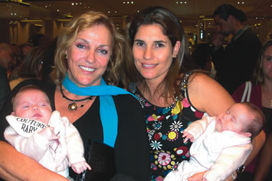 Italian princess Dialta Alliata di Montereale and April Manson with Bianca and Pilar