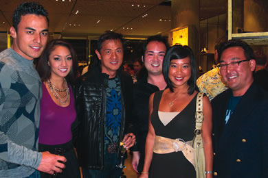 Roycen Dehmer, Miss Hawaii Nicole Fox, Dr. Alvin Chung, Lance Ishibashi, Adrienne Baley and Justin 