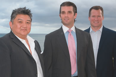 Donald Trump Jr., Ron Nagasawa and Scott Ingwers