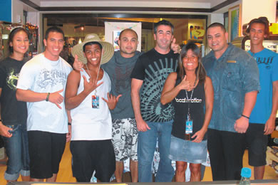 UFC champion BJ Penn signed autographs Dec. 23 at the Local Motion store in Sheraton Waikiki Hotel.