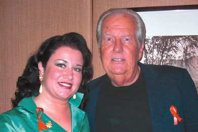 Opera singer Jacqueline Quirk and John Michael White. 