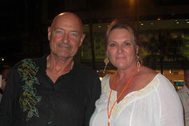 Terry O'Quinn (who plays John Locke) with wife Lori.