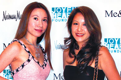 Among the many stylish guests, Tiana Torii wearing Chanel and Kristi Komeya wearing Sue Wong.