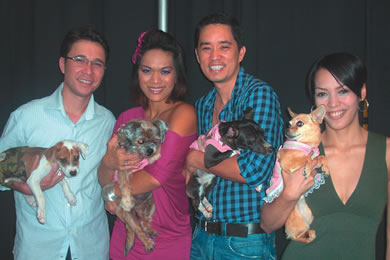 The expo also featured a Celebrities and Their Pets Fashion Show.  KHON2 weather anchor Justin Cruz 
