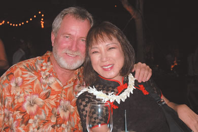 Gary Sprinkle with wife Pamela Young.
