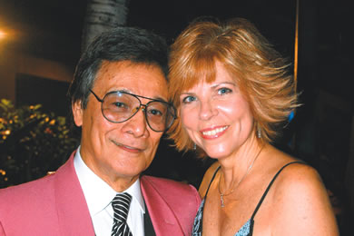 Jimmy Borges with wife Vicki