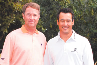 Davis Love III and Dean Wilson, a Kaneohe native who turned pro in 1992.