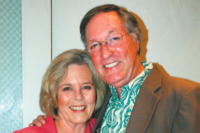 Linda Coble and husband Kirk Matthews.
