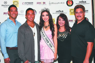Friends and family gathered at a send-off celebration for Miss Hawaii Teen USA Courtney Coleman May 