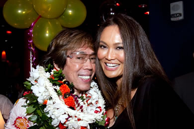 Glamour photographer Russell Tanoue celebrated his birthday, Tia Carrere