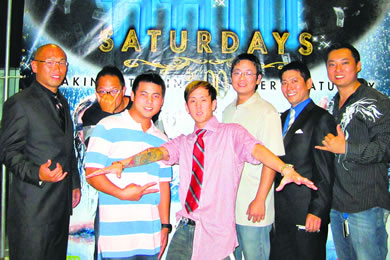 Vern Tanaka, Keoni Chan, Shayne Lorenzo, Ryan 'Golden Child' Wong, Paul Brandon, Chris Fujiyama and 