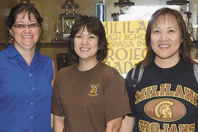 Linda Cardova, Joanne Tamate and Terry Goya