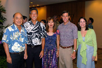 Frank Tokioka, Richard and Carin Lim, Randy and Anna Grune | Aloha ...