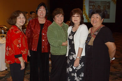 Sharon Choi, Gail Nishioka, Vicky Lee-Kwai, Elaine Matsuzaki and ...