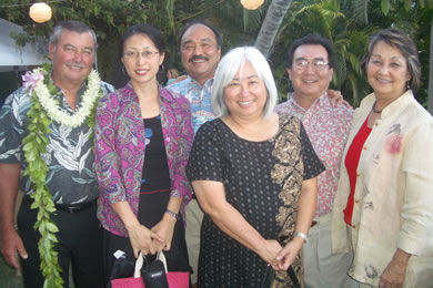 Lee Donohue Sr., Li Wei and Victor Kimura, Jill Nakagawa, Peter Kashiwa ...