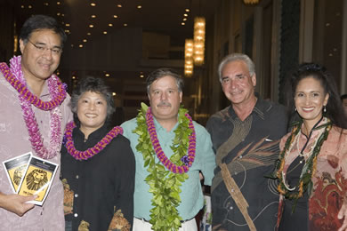 Mayor Mufi Hannemann, Gail Mukaihata Hannemann, Jack Lucas, Sidney ...