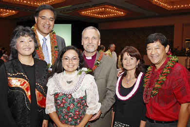 Gail Mukaihata Hannemann, Mayor Mufi Hannemann, Bea Fitzpatrick ...