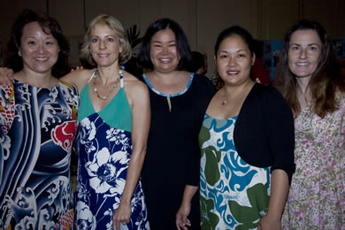 Monica Jennings, Liz Stone, Marcie Herring, Charise Shigeta and Tracy ...