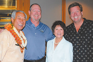 Danny Kaleikini, Dennis Francis, Linda Wong and Dave Kennedy | Honolulu ...