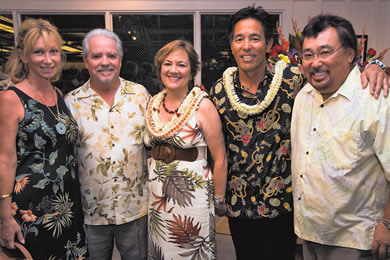 Rebecca and Paul Deville, Carla and Lloyd Kawakami and Leon Yoshida ...