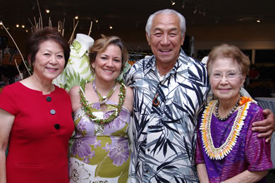 Linda Wong, Carla Kawakami, Danny Kaleikini and Edith Kawakami | Iolani ...