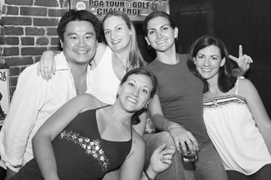 Louie Wong, Patti Giorlando, Serena Cross, Laura Lafarga and Jeanne Mcnulty