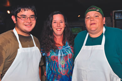 Nicholas Tomihama, Karen Winpenny and Randy Yerton