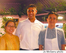 Julie Phakeovilay, Alex Martinez and Vithaya “Thai” Thaimountha offer great service and excellent food at Bangkok Thai