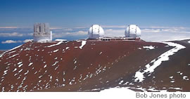 The telescopes atop Mauna Kea