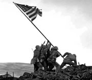 The Suribachi flag-raising of February 1945